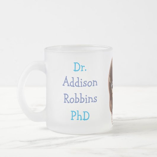 PhD Abschluss Tea Mattglastasse (Links)