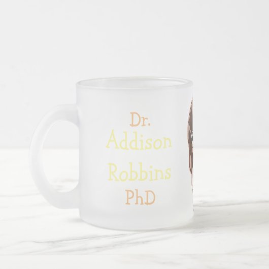 PhD Abschluss Tea Mattglastasse (Links)