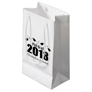 PhD-Absolvent-Abschluss-Geschenk-Tasche 2018 Kleine Geschenktüte