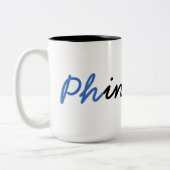 PhD-Absolvent Phinished Tasse (Links)