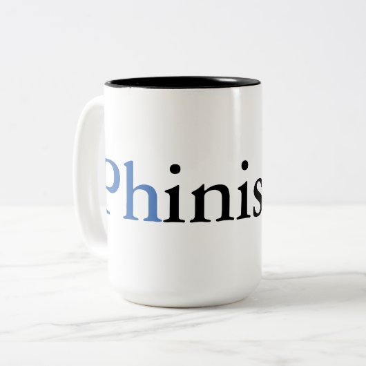 PhD-Absolvent Tasse (Vorderseite Links)