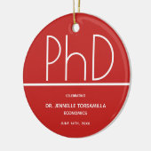 PhD-Absolventen Keramik Ornament (Links)