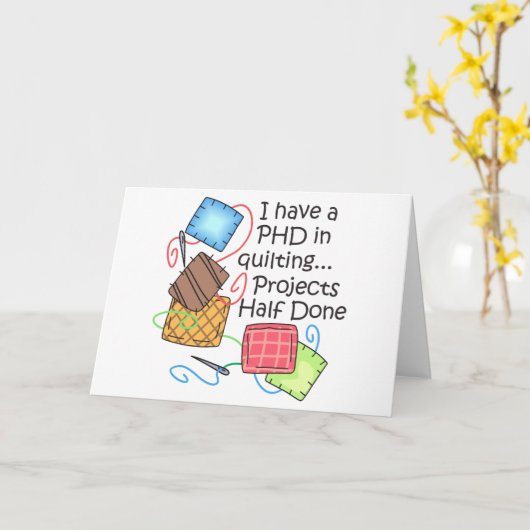 PHD beim Steppen Karte (Gelbe Blume)