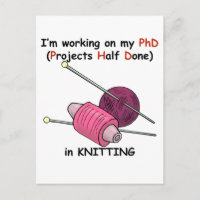 PhD beim Stricken