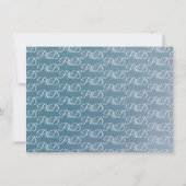 PhD Blue Graduation Party Einladung (Rückseite)