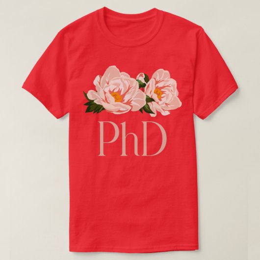 Phd boho wilde Rose Design T-Shirt (Design vorne)