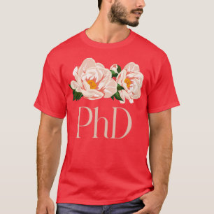 Phd boho wilde Rose Design T-Shirt