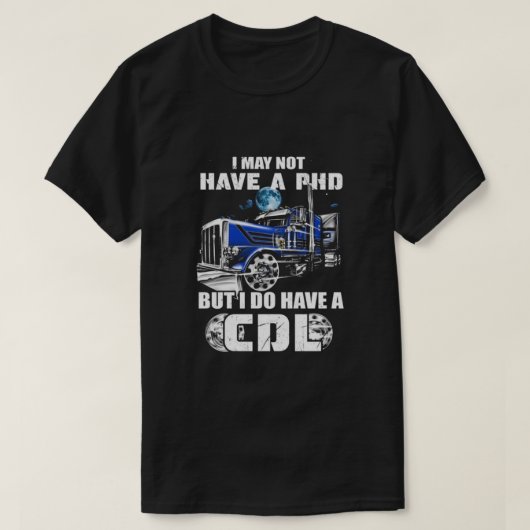 PHD CDL Trucker T-Shirt (Design vorne)
