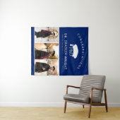 PhD Doctoral Grad Hat Doctoral Graduation Wandteppich (Beispiel (Horizontal))