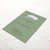 Phd Doctorate Hat Doctoral Degree Graduation Foil Folieneinladung (Gedreht)