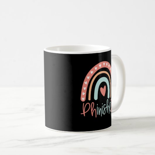 PhD-Doktorat-Grad-Abschluss-Geschenk Kaffeetasse (VorderseiteRechts)