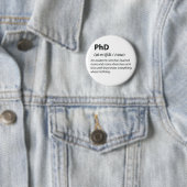PhD Funny Dictionary Definition Button (Beispiel)