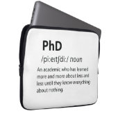 PhD Funny Dictionary Definition Laptopschutzhülle (Vorne Rechts)