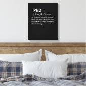 PhD Funny Dictionary Definition Leinwanddruck (Insitu (Schlafzimmer))