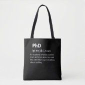 PhD Funny Dictionary Definition Tasche (Vorderseite)
