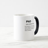 PhD Funny Dictionary Definition Verwandlungstasse (VorderseiteRechts)