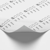 PhD-Geschenke für Frauen Geschenkpapier (Ecke)