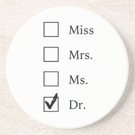 PhD-Geschenke für Frauen Getränkeuntersetzer