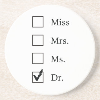 PhD-Geschenke für Frauen Getränkeuntersetzer