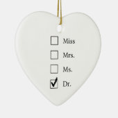 PhD-Geschenke für Frauen Keramikornament (Rechts)