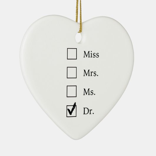 PhD-Geschenke für Frauen Keramikornament (Rechts)