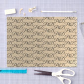 PhD Gold Black Abschluss Celebration Seidenpapier (Handwerk)