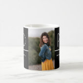 PhD-Grad Schwarz-weiß Abschluss Foto Keepake Kaffeetasse (Mittel)