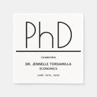 PhD-Grad-Weißer Schwarzer Abschluss
