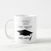 PHD Graduate Celebration Errungenschaft Akademisch Kaffeetasse (Links)