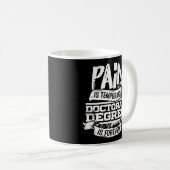 Phd Graduate Doktorgrad Kaffeetasse (VorderseiteRechts)