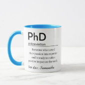 PhD Graduation Definition Tasse (Links)
