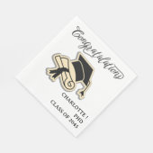 PHD Graduierungspartei Serviette (Ecke)