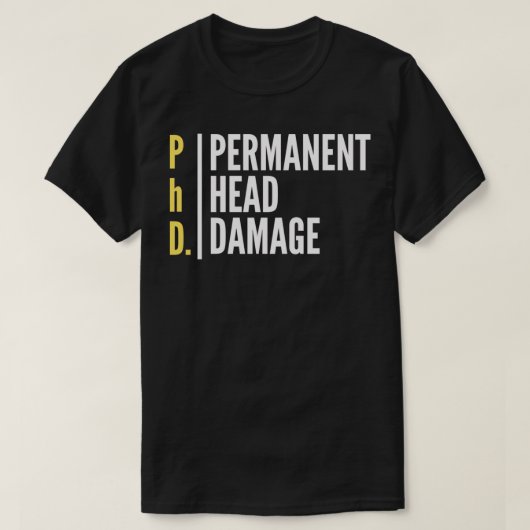 PhD-Konzepte zum Entwurf von Phd-Designs für bleib T-Shirt (Design vorne)