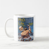 PhD-Leben Kaffeetasse (Links)