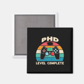 Phd Level Complete Doctorate Graduation Gift For H Magnet (Vorderseite/Rückseite)