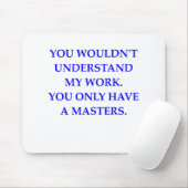 phd mousepad (Mit Mouse)