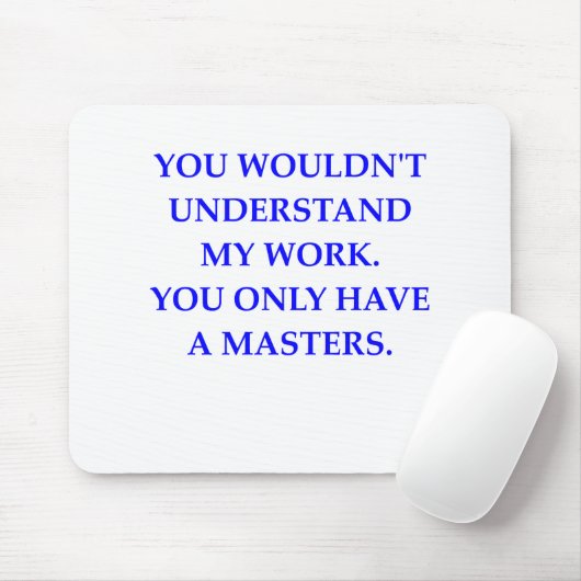 phd mousepad (Mit Mouse)