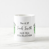 PHD Pea-HD Funny Pea Abschluss Geschenk für grad Kaffeetasse (Mittel)