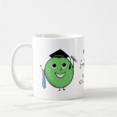 PHD Pea-HD Funny Pea Abschluss Geschenk für grad Kaffeetasse (Links)