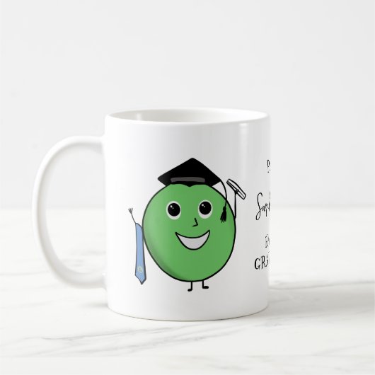 PHD Pea-HD Funny Pea Abschluss Geschenk für grad Kaffeetasse (Links)