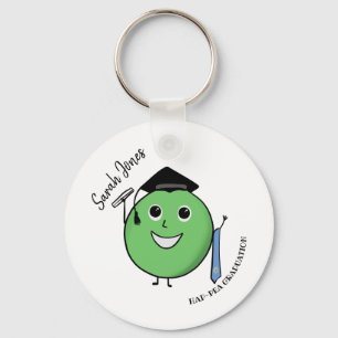 PHD Pea-HD Funny Pea Abschluss Geschenk für grad Schlüsselanhänger