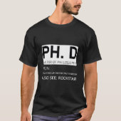 PhD Philosophy T-Shirt (Vorderseite)