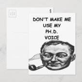 phd postkarte (Vorne/Hinten)