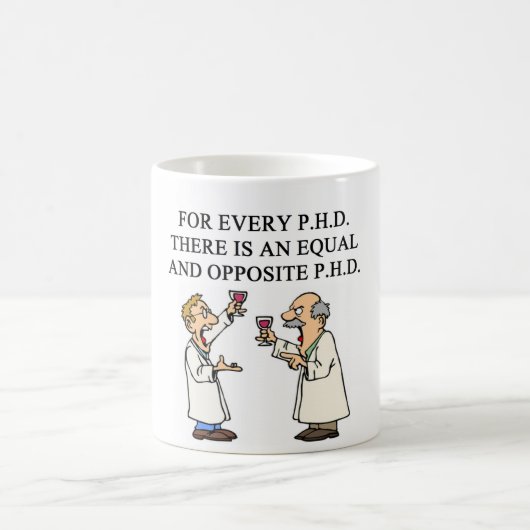 Phd-Sprichwort Kaffeetasse (Mittel)