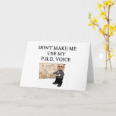 PHD-Stimme Karte (Gelbe Blume)