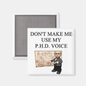 PHD-Stimme Magnet (Vorderseite/Rückseite)