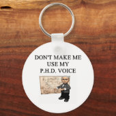 PHD-Stimme Schlüsselanhänger (Vorderseite)