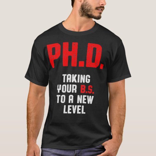 PHd STUDENT DISSERTATION DOCTORAT PREM GRADUIERUNG T-Shirt (Vorderseite)