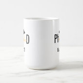 PHD Student Phinished Funny Graduation Party Kaffeetasse (Mittel)
