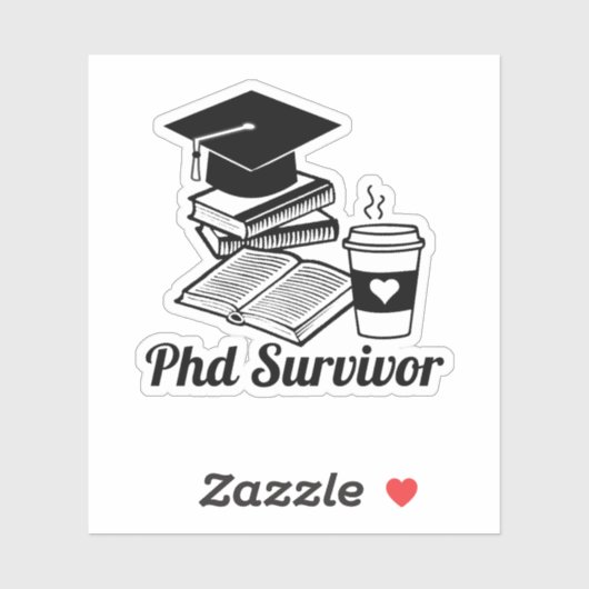 Phd Survivor Aufkleber (Blatt)